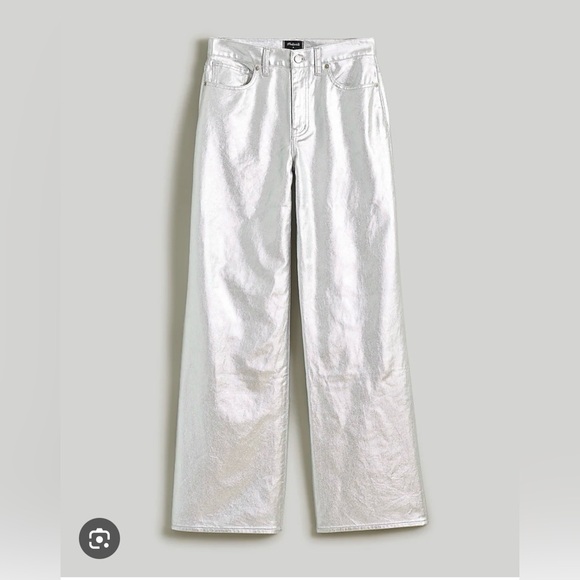 Madewell Denim - Madewell x Aimee Song Metallic Jeans